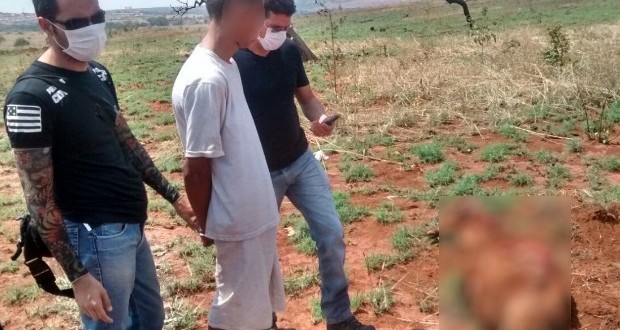 Filho mata a mãe e enterra o corpo em terreno baldio de Goiás, diz polícia