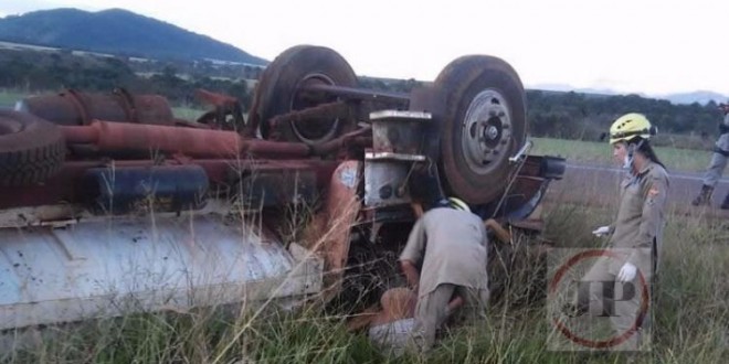 Homem morre vitima de acidente na GO -080 entre Goianésia e Barro Alto
