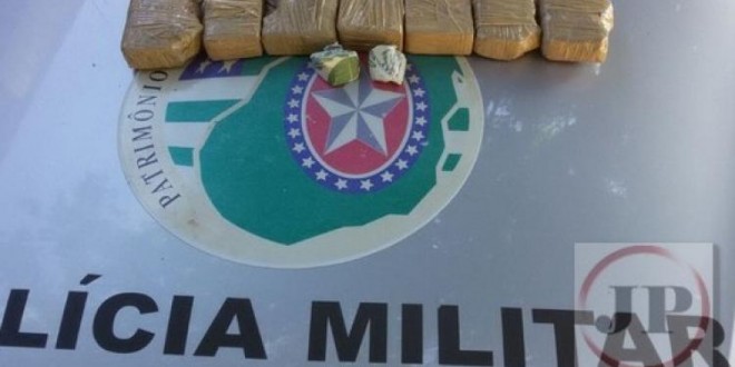 Cerca de 5 Kg de droga foram apreendidos pela PM em Uruana