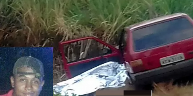 Jovem morre em acidente de trânsito em Jaraguá, veículo placa de Ceres