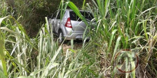 Condutor passa mal e carro sai da pista na 153 próximo a Jaraguá