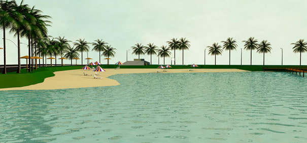 Lagoa Princesa do Vale se transformará na Praia do Cerrado; Confira uma prévia