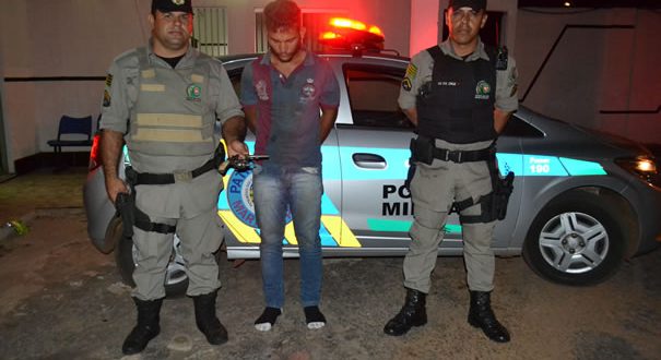 bandido Rouba  toma uma Toyota Hilux em Goianésia e detido após perseguição da  Policia Militar
