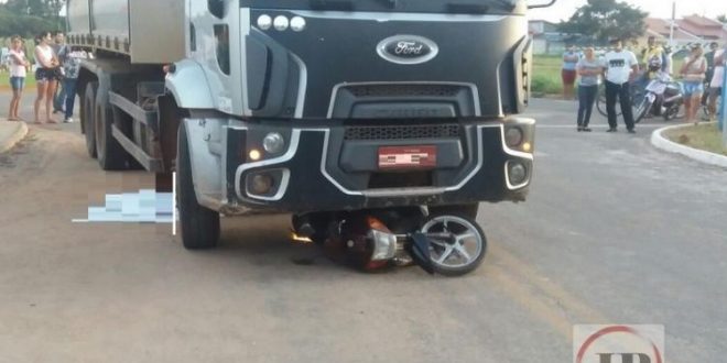 Empresário em Itapaci morre em acidente envolvendo caminhão e moto