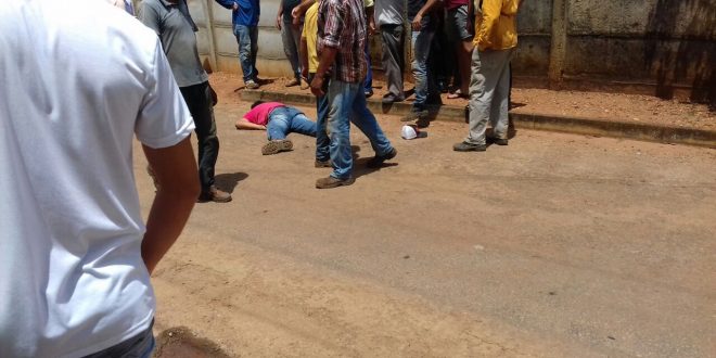 um homem foi executado a tiros em Goianésia na saída velha de Barro Alto