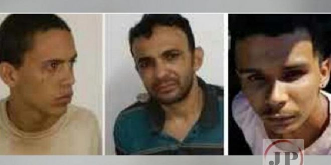 Três dos quatro fugitivos de Jaraguá, foram recapturados nesta quarta
