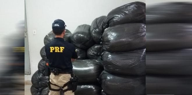PRF apreende 700 kg de café sem nota fiscal em Jaraguá