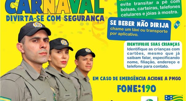carnaval em Goianésia conta com mais de 160 policiais  militares para a segurança dos foliões
