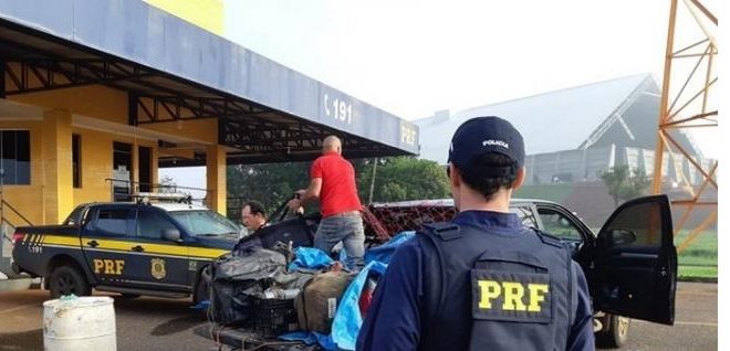 PRF detém três homens por crime ambiental e porte ilegal de munições
