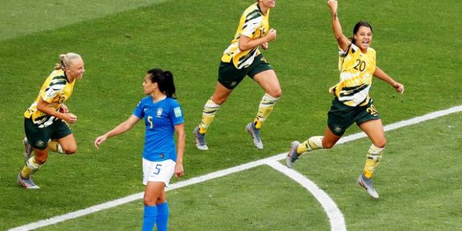 Brasil perde de virada para Austrália na Copa do Mundo feminina