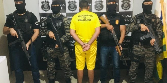 Vigilante penitenciário é preso suspeito de repassar drogas para detentos na cadeia de Piracanjuba