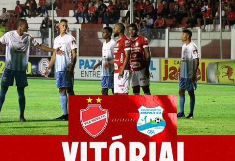 Antes do clássico, Vila Nova vence primeira no Campeonato Goiano