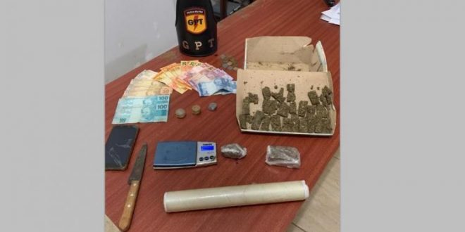 Homem é detido suspeito de tráfico de drogas em Itapaci