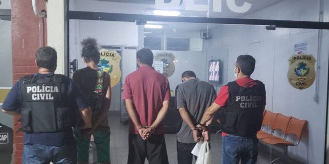 Três pessoas são presas em Goiânia suspeitas de aplicar golpe de R$ 50 mil em idosa do DF