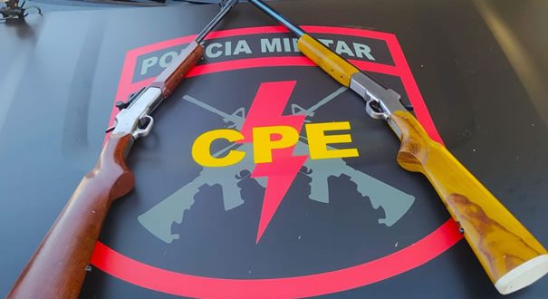 Dupla suspeita de fabricar armas de fogo em Goianésia e vendê-las via internet é presa pela CPE