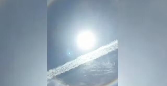 Halo Solar e nuvem cirrostratus: entenda formações vistas em cidade goiana
