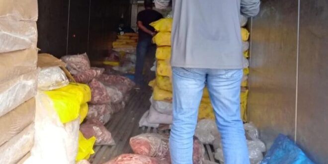 Polícia apreende 6 toneladas de carnes imprópria para consumo em Goiânia