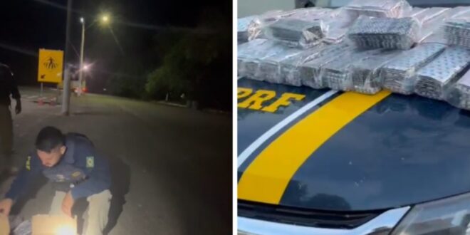 Caminhoneiro é preso com cerca de 50 mil comprimidos de rebite na BR-153, em Uruaçu