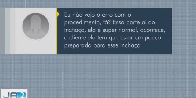 Paciente denuncia que teve queimaduras nas partes íntimas ao fazer procedimento com estudante de biomedicina