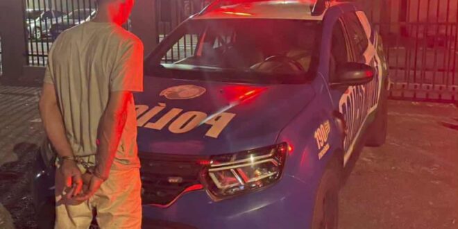 POLÍCIA MILITAR DE GOIANÉSIA PRENDE SUSPEITO DE TENTATIVA DE HOMICÍDIO APÓS DISCUSSÃO EM BAR