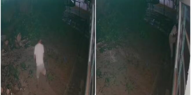 Homem com perna amputada pula muro de dois metros de altura, furta escola em MS e é preso pela polícia