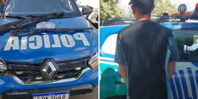 Mulher pede que policiais simulem entrega de pizza ao denunciar marido por mantê-la em cárcere, a espancar e ameaçar de morte
