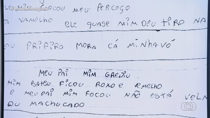 ‘Meu pai me bateu’ e ‘quase me deu um tiro’: veja relato da adolescente que escreveu bilhete pedindo socorro a colega