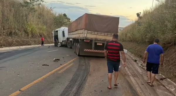Acidente grave é registrado na BR-153, próximo ao trevo de acesso a Itapaci