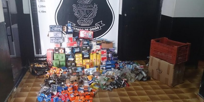Policiais civis de Goianésia prendem receptador com mais de 2 mil peças!