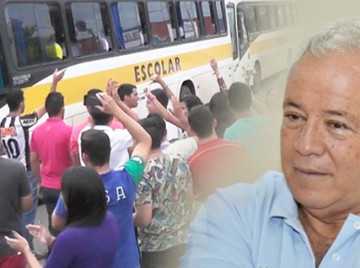 prefeito Jalles quer que estudantes faça serviços comunitáríos como forma de pagamentos pelo trasporte
