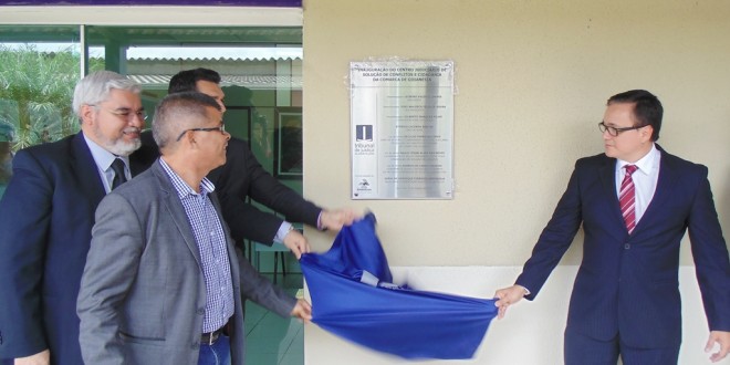 Poder Judiciário e Faculdade Evangélica inauguram o 31º Centro Judiciário de Solução de Conflitos e Cidadania em Goianésia
