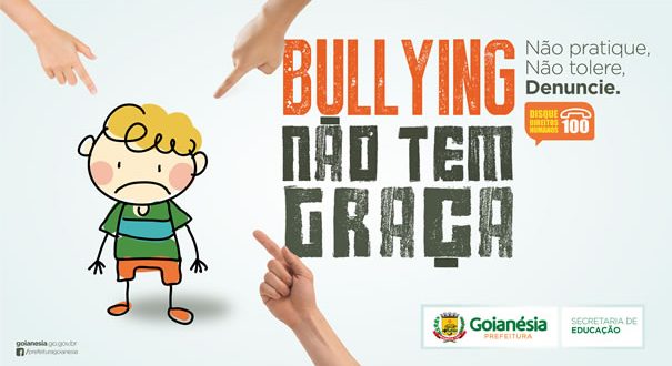 Secretaria Municipal de Educação lança campanha “Bullying Não Tem Graça”