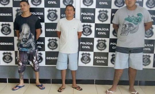 Trio suspeito de envolvimento com o tráfico de drogas é preso em Goianésia; Grupo usava fezes para disfarçar cheiro de drogas enterradas