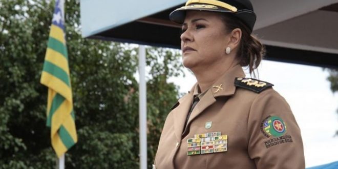 Coronel Silvana é a primeira mulher a assumir um comando regional da PM goiana