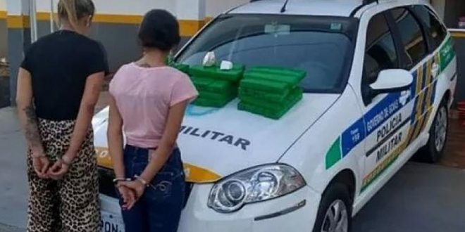Polícia Civil e PRE prendem duas mulheres e um homem de Uruaçu com 30 kg de drogas