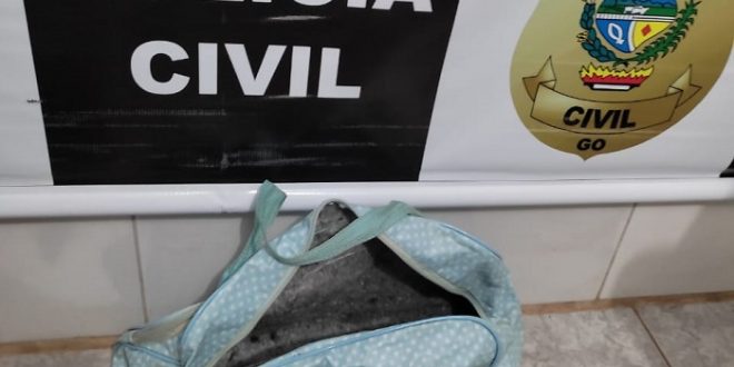 Polícia Civil de Carmo do Rio Verde encontra drogas dentro de bolsa de criança