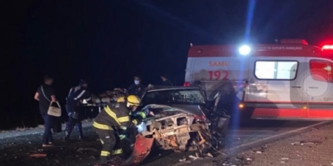 Grave acidente na BR-153 entre Jaraguá e Anápolis envolvendo três veículos deixa um óbito