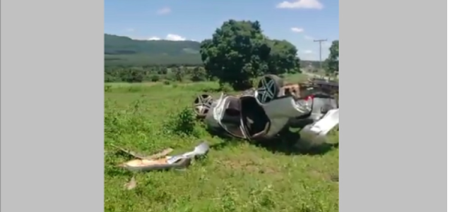 Duas pessoas ficam feridas em um acidente  saída pra ceres em   Goianésia