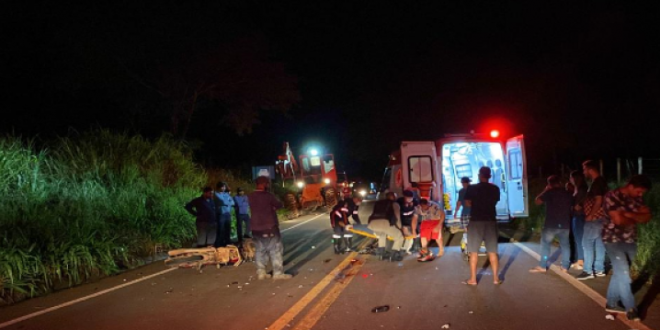 Motociclista morre após colisão na GO-154 entre Uruana e Carmo do Rio Verde