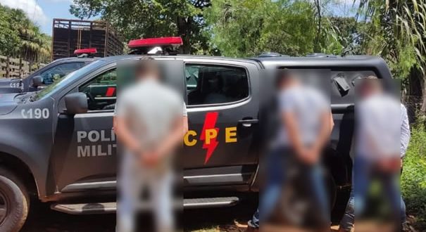Trio suspeito de furtar gado na região de Goianésia é detido por policiais da CPE; Animais são recuperados