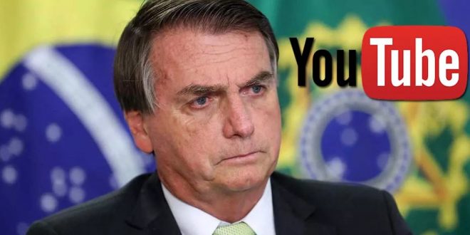 YouTube remove mais um vídeo do canal de Bolsonaro com fake news sobre as eleições