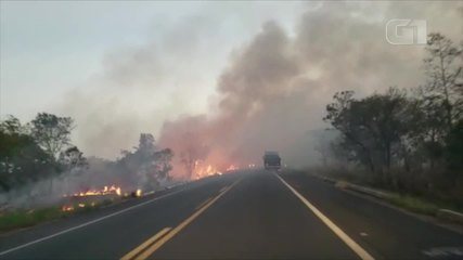Queimadas já provocaram 14 mortes e deixaram 194 feridos nas rodovias federais goianas