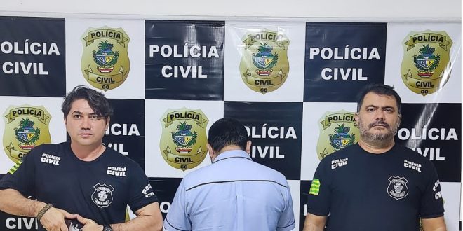 Policia Civil de Barro Alto prendeu um engenheiro em flagrante por fraude em licitações