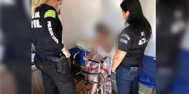Jovem é preso suspeito de abandonar avó de 71 anos sem comida e pegar dinheiro dela para comprar drogas, em Goiânia