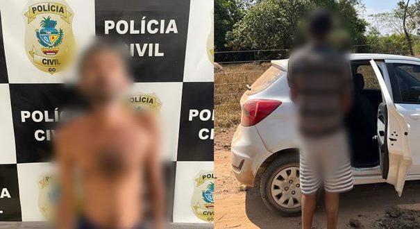 Dupla é presa em Goianésia por ser suspeita de estupro coletivo contra mulher de mais de 50  anos