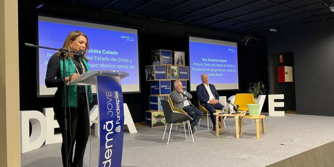 Em Barcelona, Gracinha Caiado apresenta programa Aprendiz do Futuro a autoridades e empresários europeus