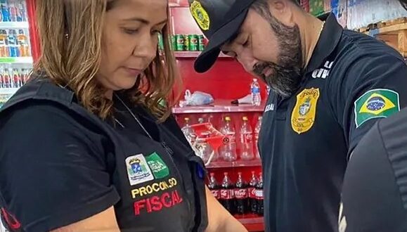 APÓS DENÚNCIA DE BOLO COM LARGATIXA POLÍCIA CIVIL FAZ OPERAÇÃO EM SUPERMERCADOS  DE JARAGUÁ