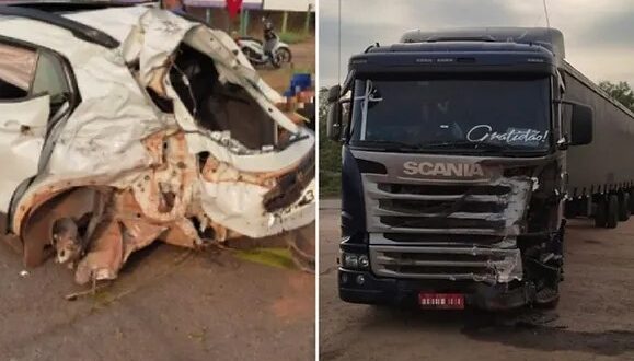 Acidente envolvendo dois veículos na BR-153 em Rialma deixa idoso de 81 anos ferido