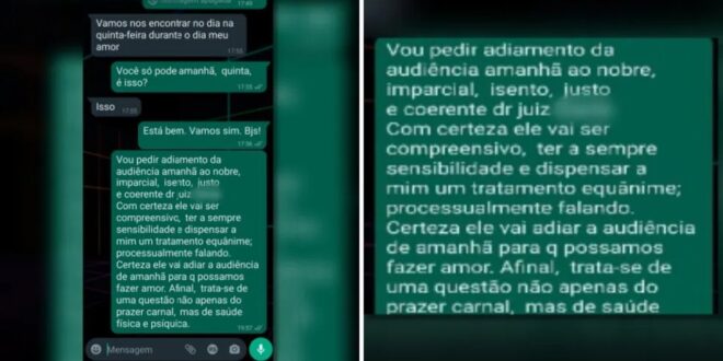 Advogado compara desembargadora a jumento, falta audiência e justifica que tinha encontro para fazer sexo