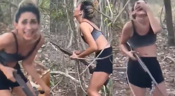 Ibama procura mulher que aparece em vídeo matando e torturando onça